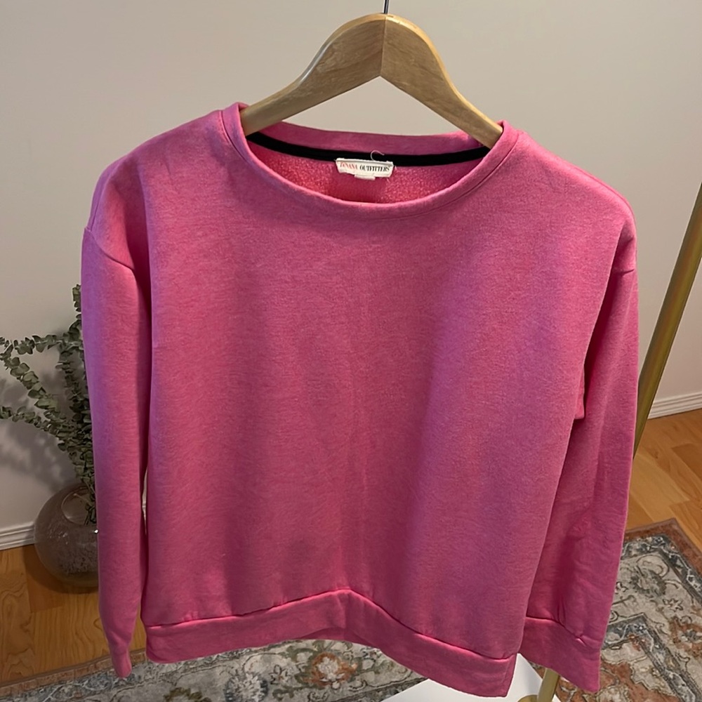 Soft over size pink sweater